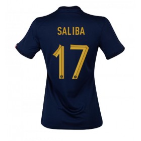Frankrike William Saliba #17 Hemmakläder Dam VM 2022 Kortärmad